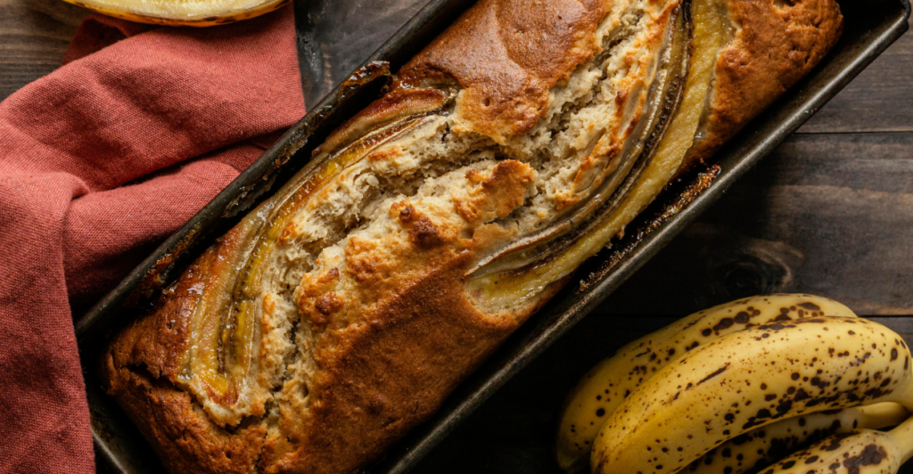 Bolo de chocolate com banana
