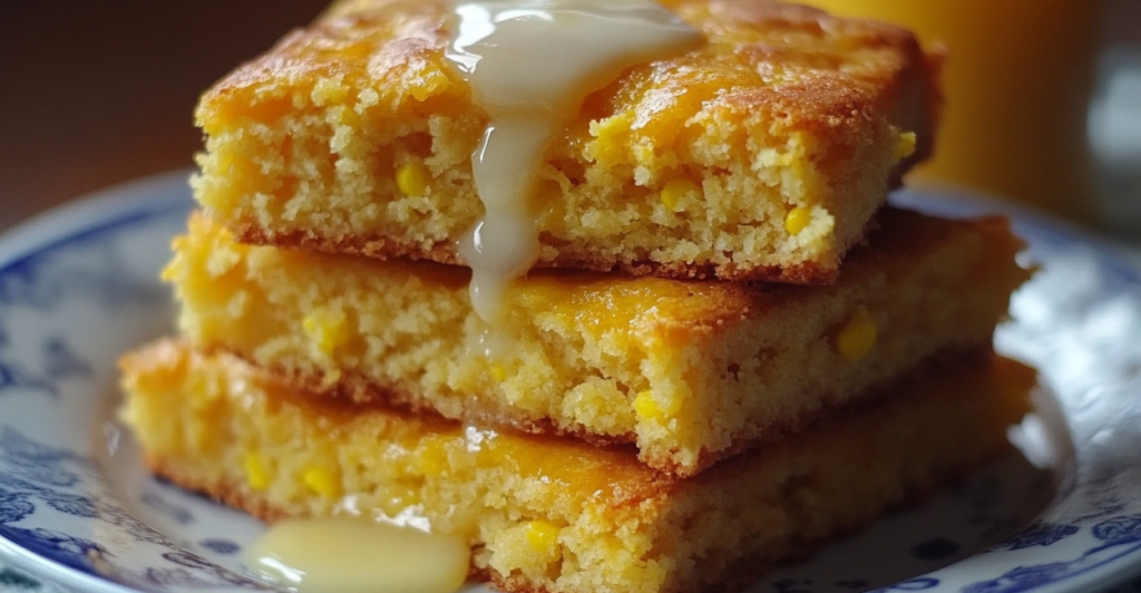 bolo de milho cremoso.