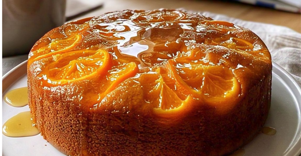 Bolo de Laranja com Calda