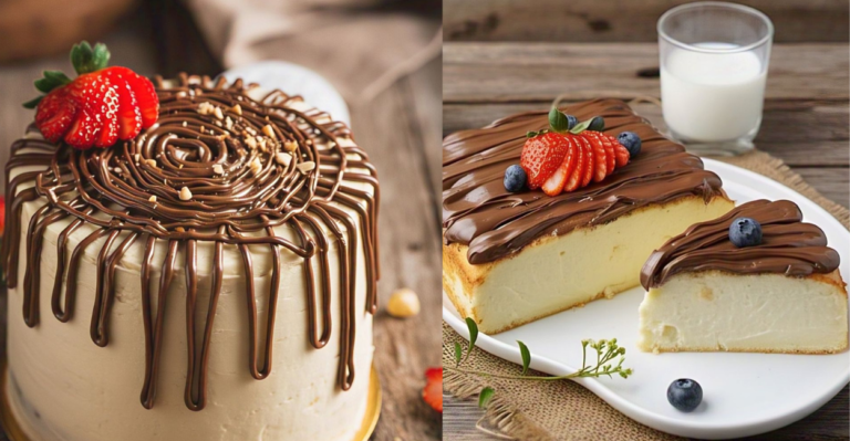 Bolo de Leite Ninho com Nutella
