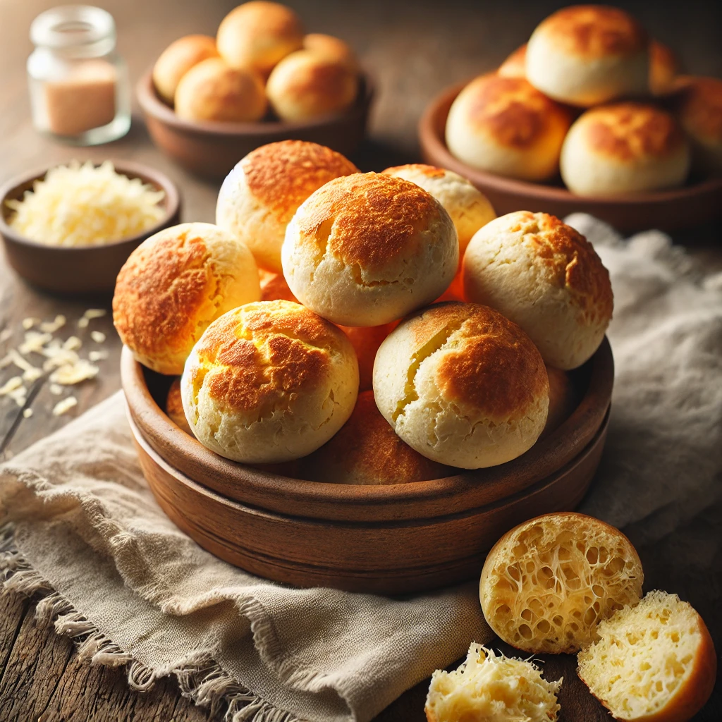 receita prática de pão de queijo