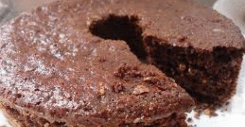 Bolo de Chocolate Trufado com Aveia