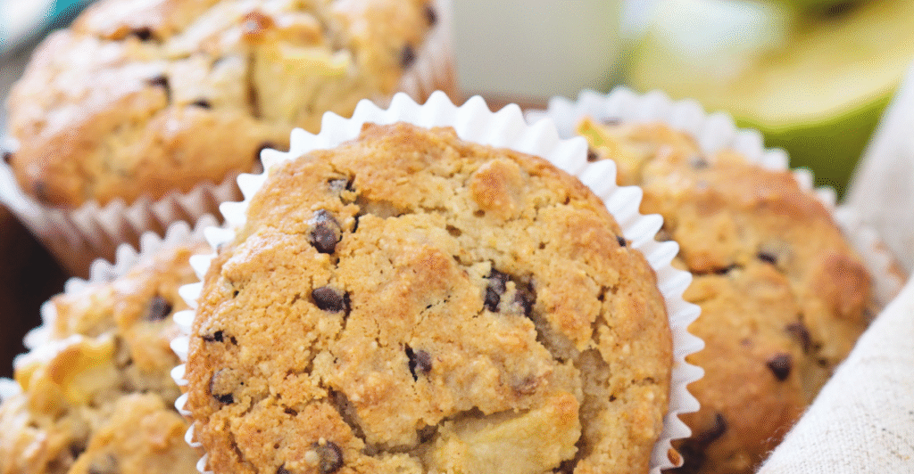 Muffin de Maçã com Aveia