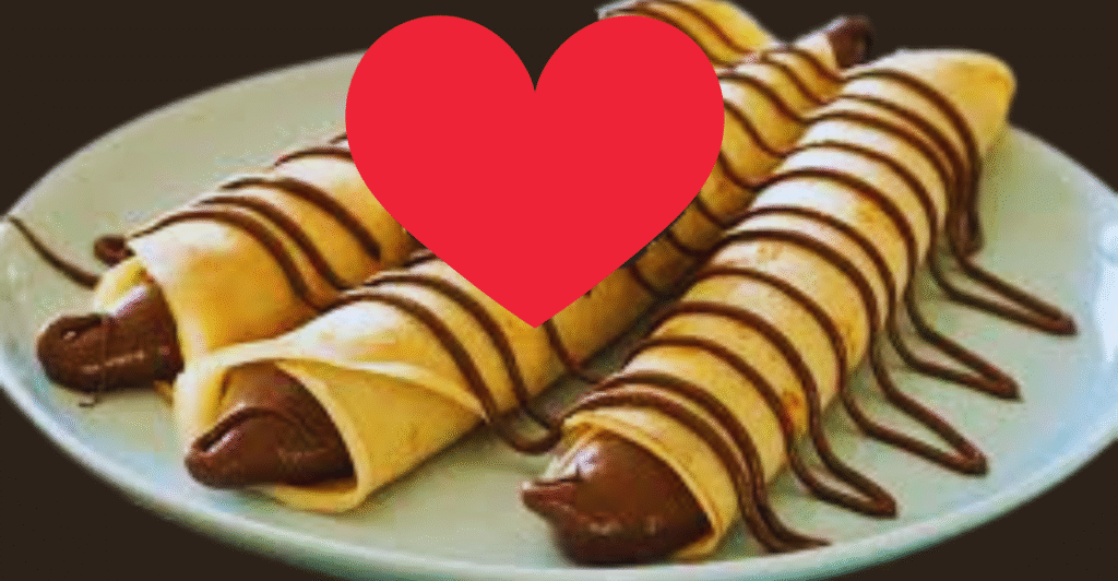 Panquecas com Recheio de Chocolate